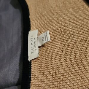 Black and Tan Block Colored Cardigan